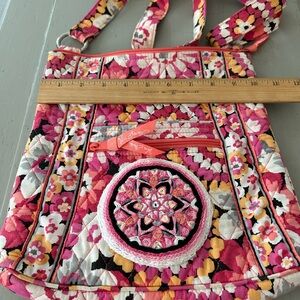 Vera Bradley Hand embroidered UPCYCLED Multicolor Crossbody Bag
